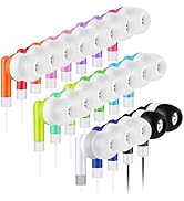 Yoley Classroom Earbuds Bulk 50 Pack for Kids School Children Student Boys Girls Toddler Teen and...