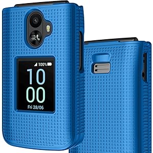 tcl flip 3 phone case blue protection front and back