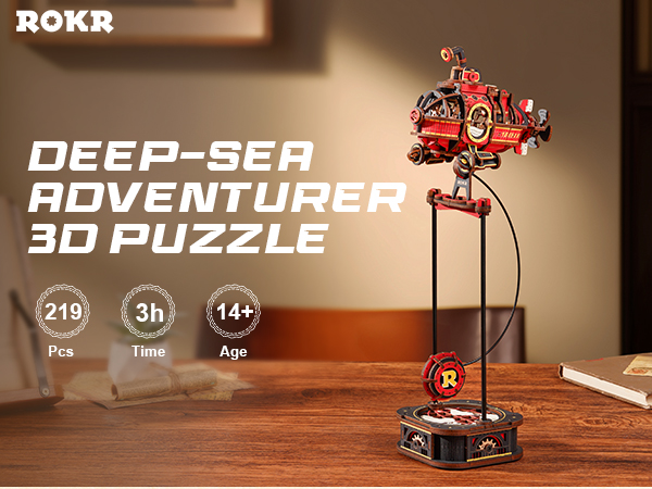 ROKR Pendulum Balance Toy, 3D Wooden Puzzles for Adults