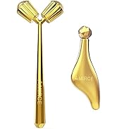 Face Massager Roller, 3D Roller Facial Massager and Gua Sha Massage Roller Tool Set for Women, Fa...