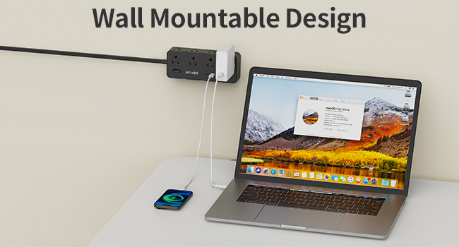 Ultra Thin power cord, Extension Cord, flat plug