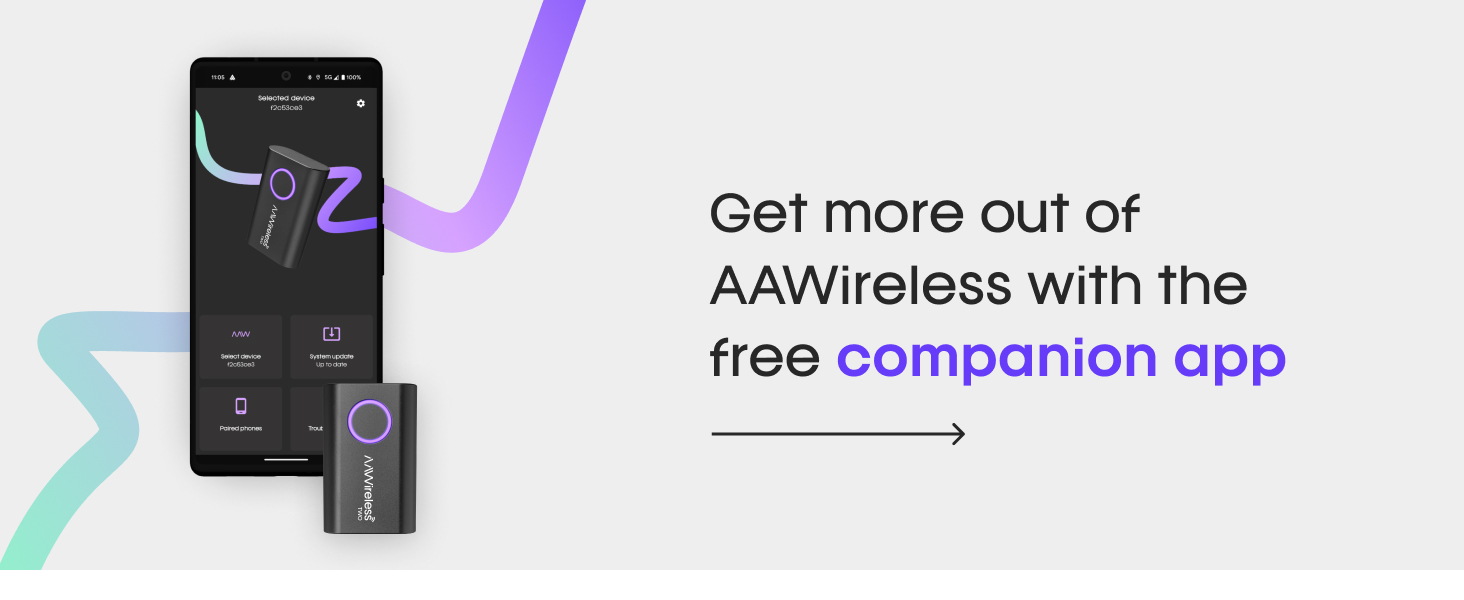 AAWireless companion app 