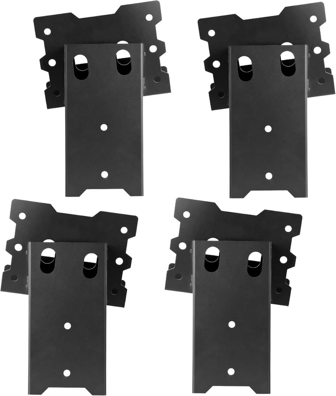 Deer Stand Brackets, 4 X 4 Brackets for Deer Stand with Powder Coated, Elevator Brackets Heavy-Duty for Outdoor Platforms, Deer Hunting Stands, Shooting Shacks, and Tree Houses
