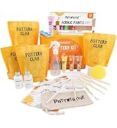 Air Dry Clay Kit for Beginners - All-in-One Pottery Set with Sculpting Tools, Paints, Varnish, DI...