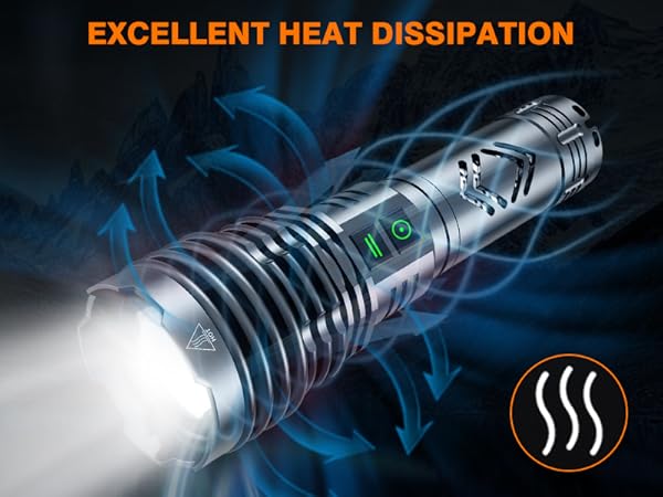 Flashlight With Excellent Heat Dissipation