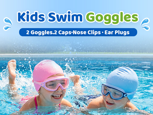 Kids Swim Goggles 2 Pack