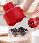 SXunacou 7-hole Pressing Cherry Pitter Tool, Cherry Sqingjube Pit Remover,eed Core Remover Olives...