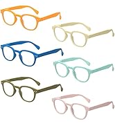 Kerecsen Reading Glasses 6 Pack Great Value Quality Readers Spring Hinge Color Glasses
