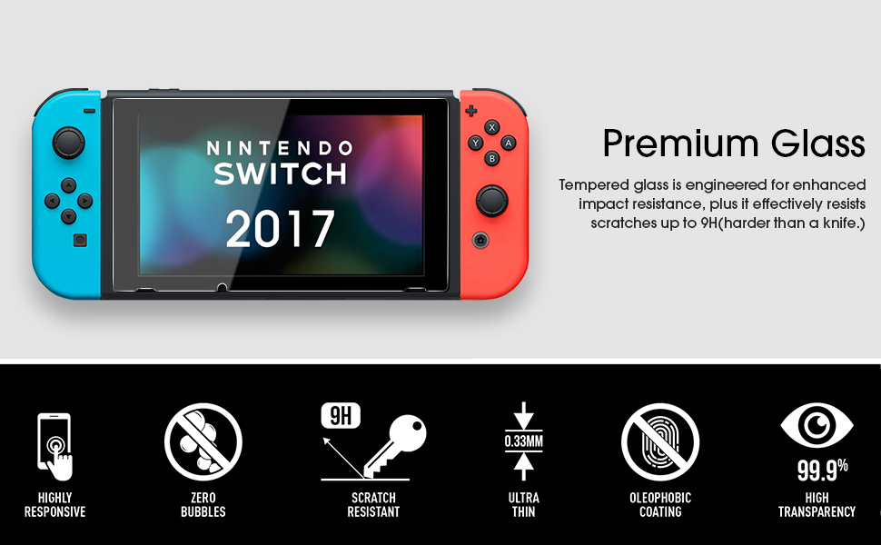 switch screen protector tempered glass