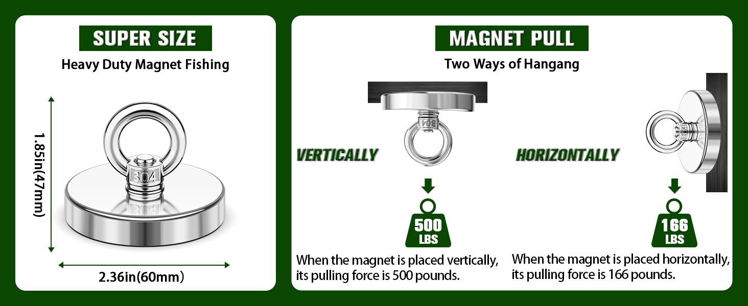3500 lb magnet magnet fishing magnet only