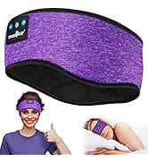 MUSICOZY Sleep Headphones Wireless, Bluetooth Headband Sports Sleeping Headphones Sleep Mask Earb...