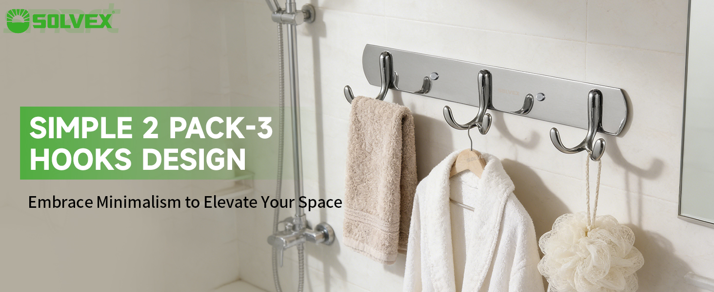 Wall Hooks for Coat and Towel