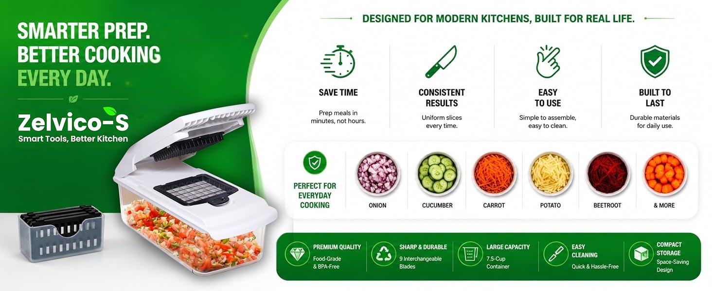 Zelvico-S vegetable chopper