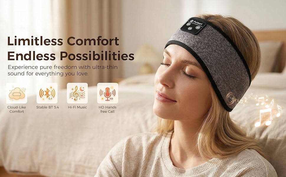 sleep headphone headband for sleeping headband headphones for side sleepers
