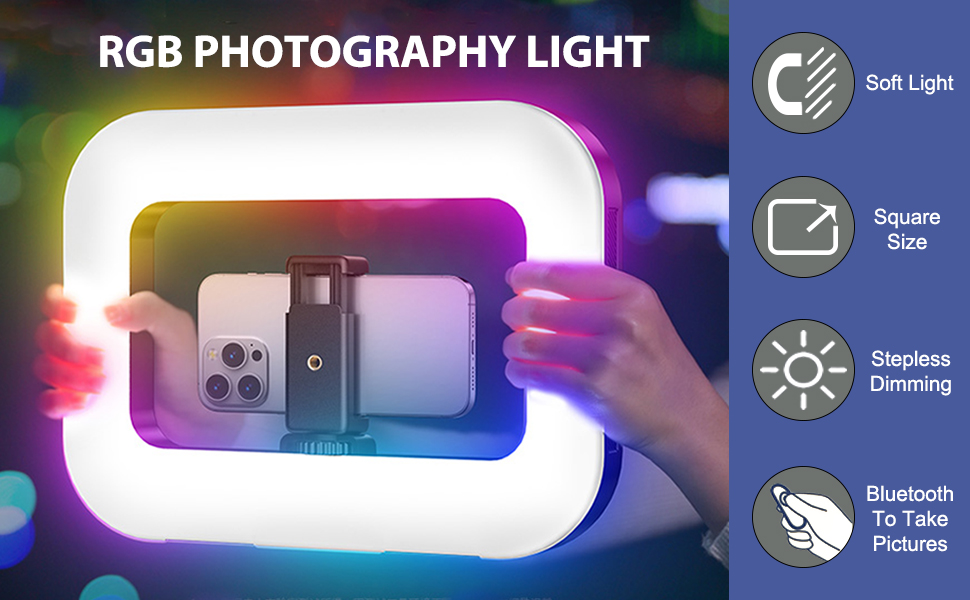 Smartphone Video Rig with RGB Light1