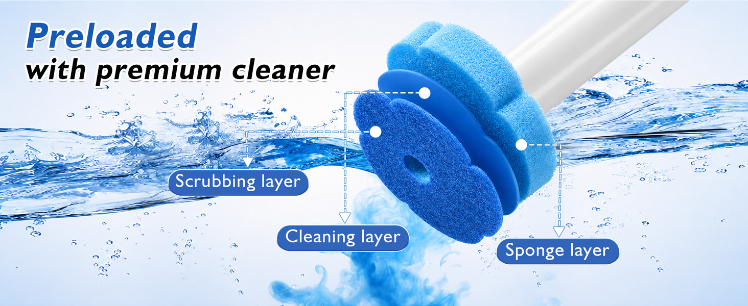 Each preloaded with premium cleaner