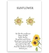 Tarsus Sunflower Necklace/Earrings Hypoallergenic Jewelry Gifts for Bestfriend Women girls