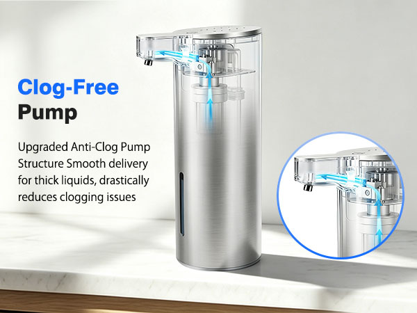 Upgraded New Pump Design Significantly Reduces Clogging Risks