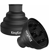Universal Collapsible Hair Dryer Diffuser - Travel and Easy Storage - KingKam Diffuser Attachment...