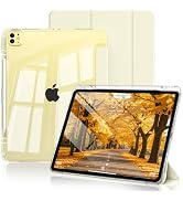 Zktuyu Clear Case for iPad Pro 12.9 inch 6th/5th/4th/3rd Gen &amp; iPad Air 13 inch (M4/M3/M2) with P...