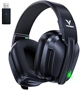 Vakedy HW11 Wireless Gaming Headset for PS5,PS4,PS4 Pro, Switch,Mac,Bluetooth 5.3 Gaming Headphon...