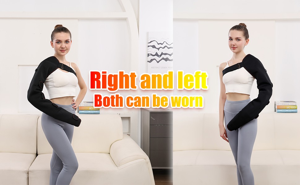 right and left heating pads