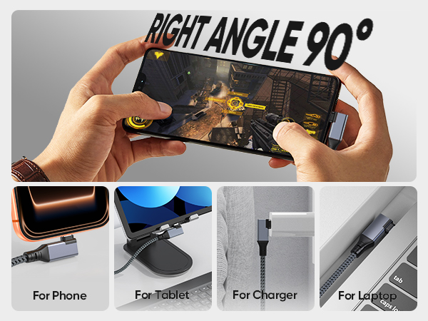 90 degree usb c cable
