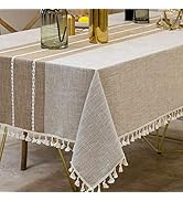 Deep Dream Tablecloths, Stitching Tassel Table Cloth, Linens Wrinkle Free Anti-Fading,Table Cover...