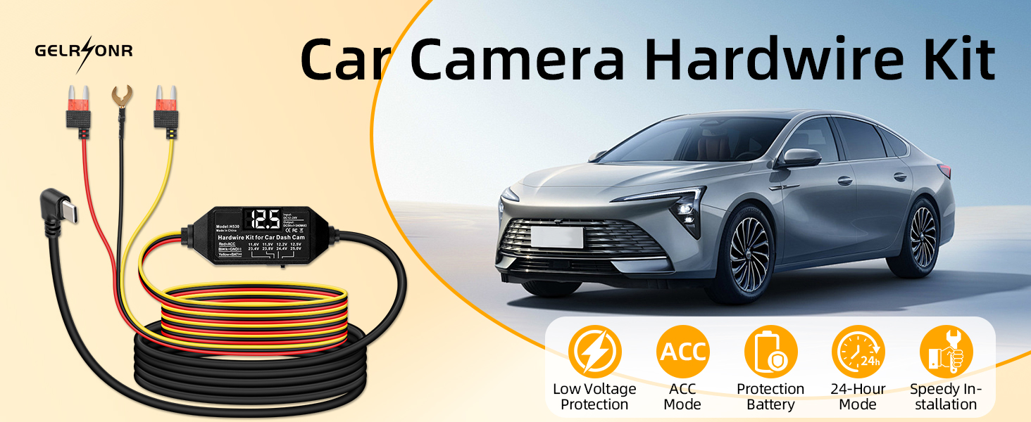 dash cam hardwire kit usb c