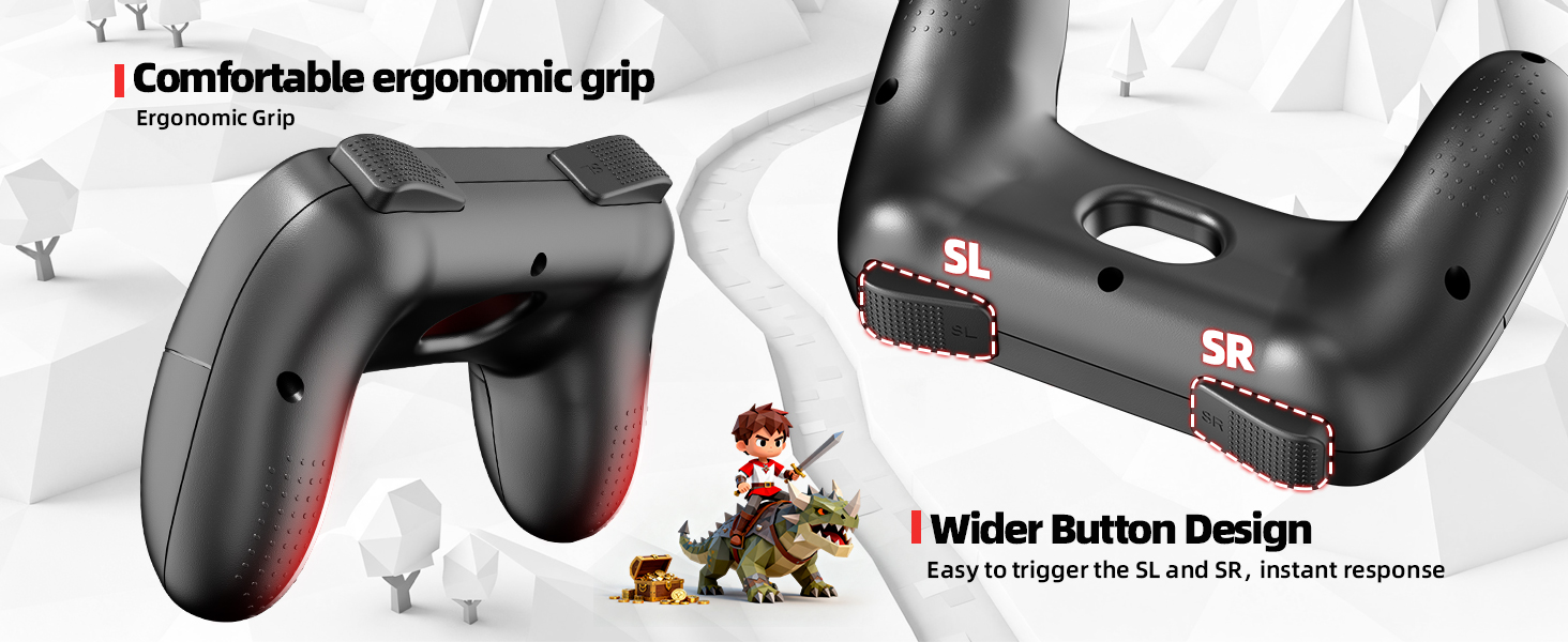 COMFORTABLE ERGONOMIC GRIP