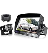 ZEROXCLUB HD Wired Backup Camera System Kit, Sharp CCD Chip, 100% Not Wash Up, IP69 Waterproof Re...