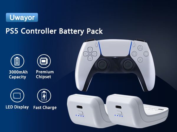 ps5 battery 2 pack