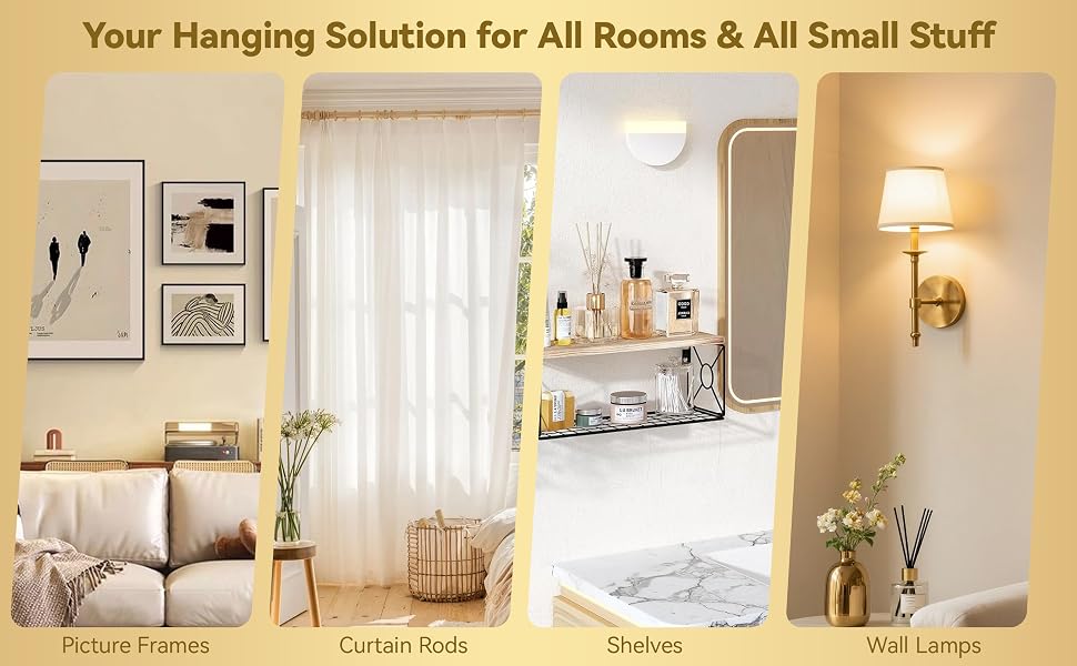 Hanging solution for all rooms