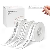 NIIMBOT D11 Label Maker Tape D110 Labels 3Rolls, Self-Adhesive Labeling Tape Replacement 0.47" X ...