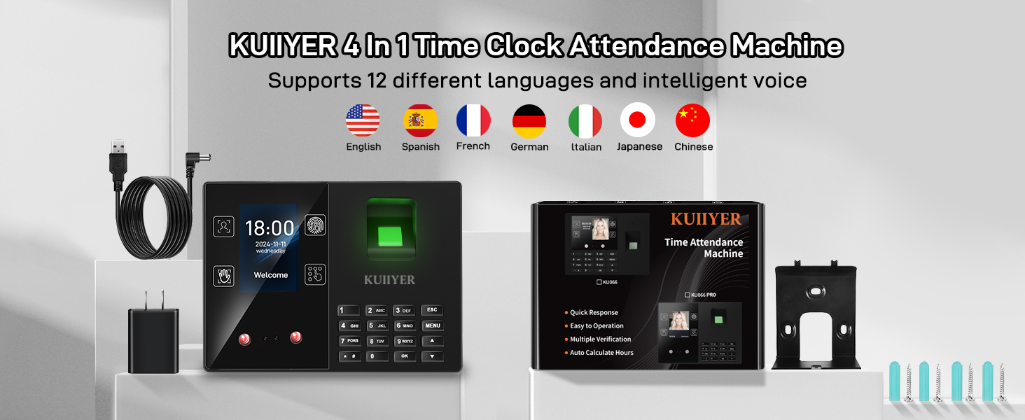 Time Clock Attendance Machine