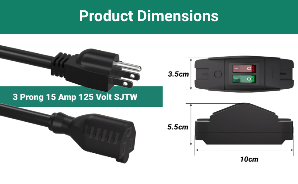 2 Way Extension Cord