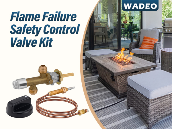 fire pit gas control valve