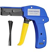haisstronica Zip Tie Gun, Cable Tie Tool with Adjustable Tension to Fastening and Cutting Nylon C...