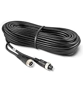 EWAY 4 Pin Aviation Extension Cable (50FT/15M) Backup Camera Cord Car Video 4PIN Aviation Connect...