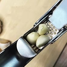 Garlic press garlic mincer garlic crusher blender stainless steel garlic press