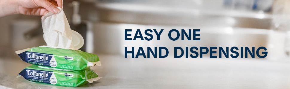 Easy one handed dispensing