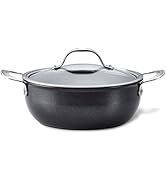 Anolon X Hybrid Nonstick Casserole Pan with Lid, Dark Gray
