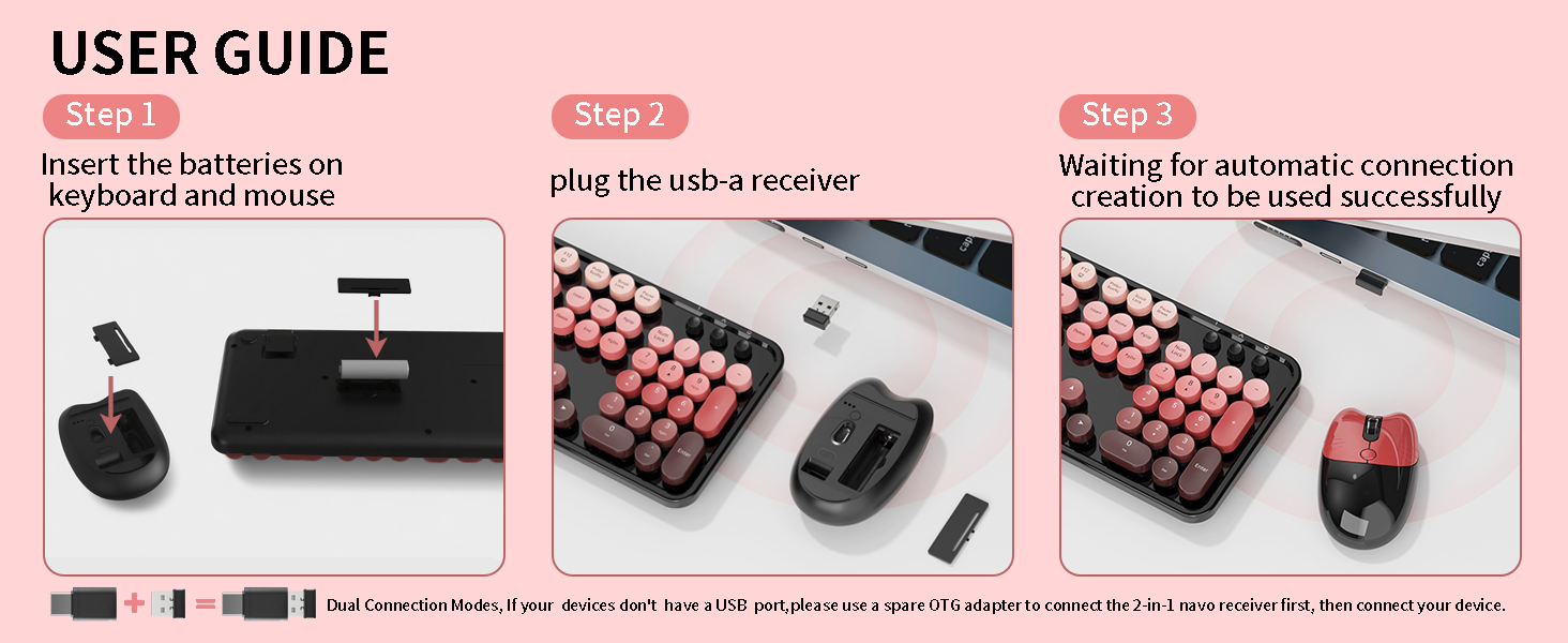 Wireless Keyboard and Mouse