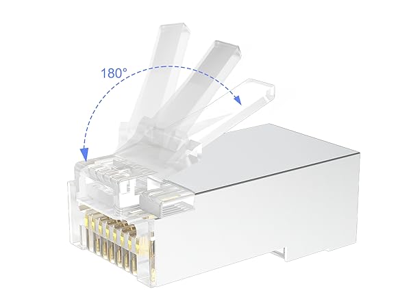 cat 6 pass through rj45 connectors