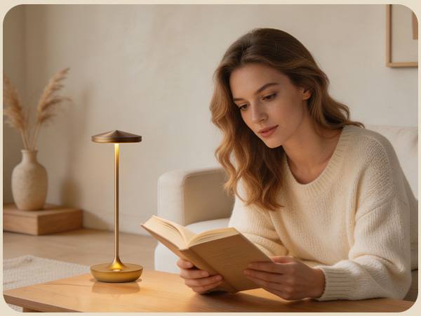 YIBEN LED Rechargeable portable Cordless Table Lamp