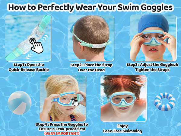 Vvinca kids swimming goggles