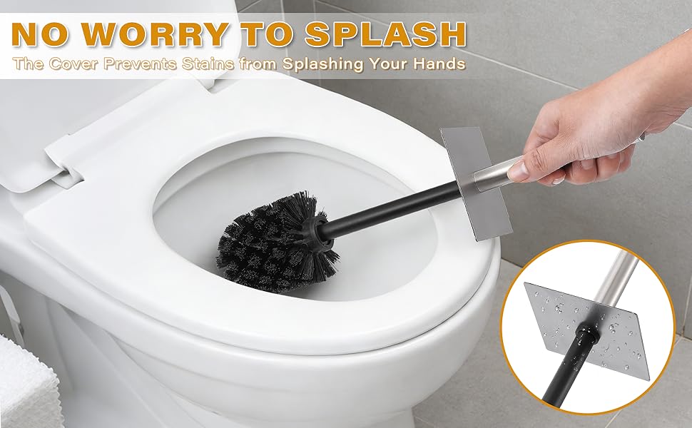 TOILET BRUSH AND HOLDER SET