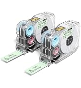 Phomemo A30 P15 Label Maker Tapes, Black on Mint Green Tape Sticker Self-Adhesive Standard Label ...