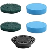 Sweepulire 4 Pack Sponge Scrubber and Scouring Pad for SW1 Cleaning Brushes