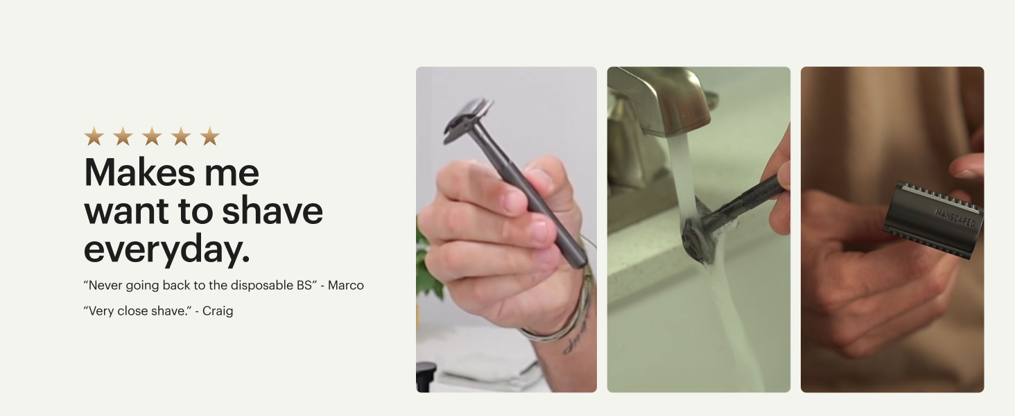 manscaped plow single blade face shaving razor